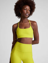 Spacedye Slim Racerback Cropped Tank by Beyond Yoga | Citrus Pop Heather