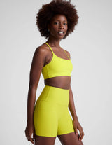 Spacedye Slim Racerback Cropped Tank by Beyond Yoga | Citrus Pop Heather