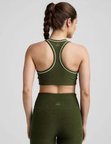 Spacedye Ready Bra by Beyond Yoga | Army Green Heather