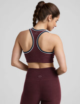 Spacedye Ready Bra by Beyond Yoga | Midnight Burgundy Heather