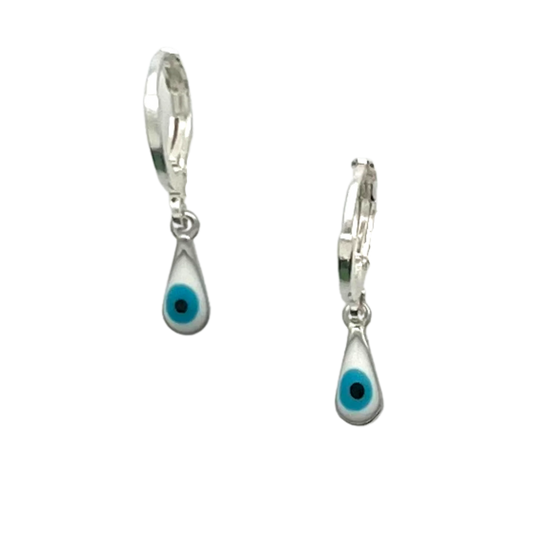 Tear Drop Evil Eye by Sai Brazil | Silver Plated - Zen&Zip