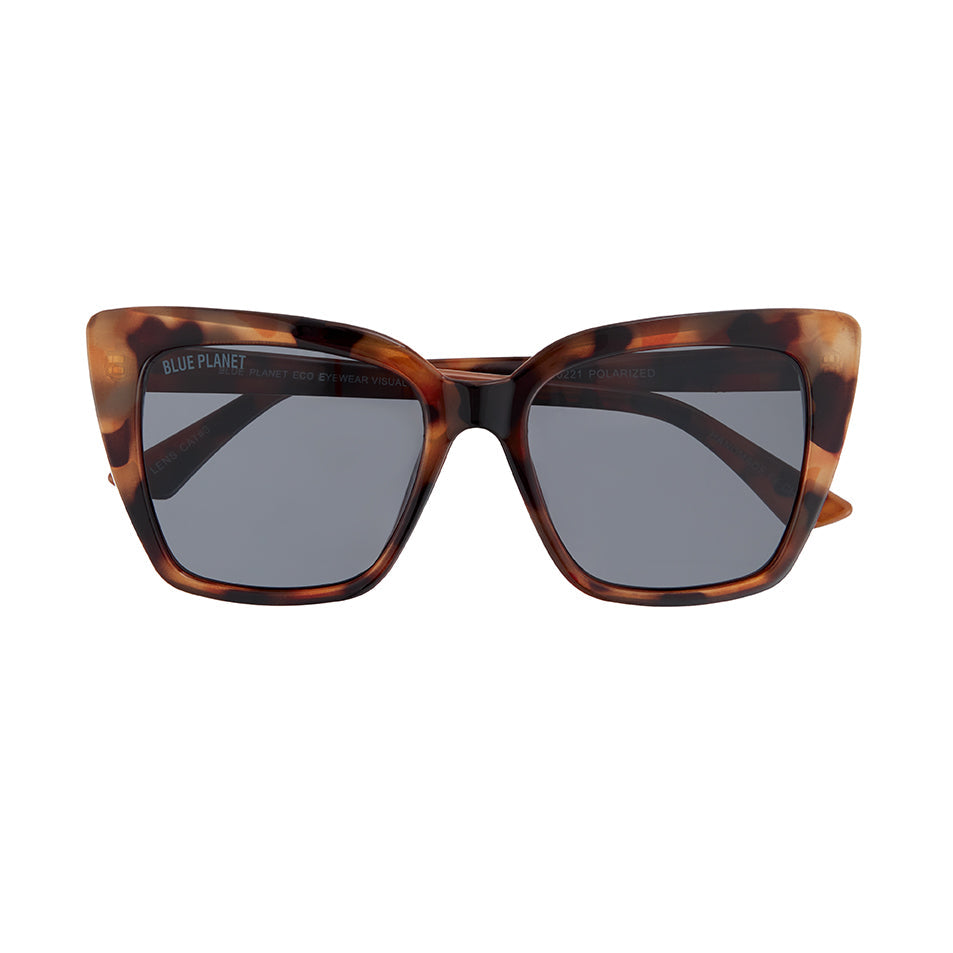 Shya by Blue Planet | Milky Brown Tortoise/Smoke Polarized