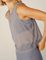 Show Off Mesh Tank Cloud Gray