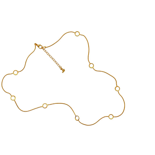 Circles 22" Necklace by Sai Brazil | 18k Gold Plated - Zen&Zip