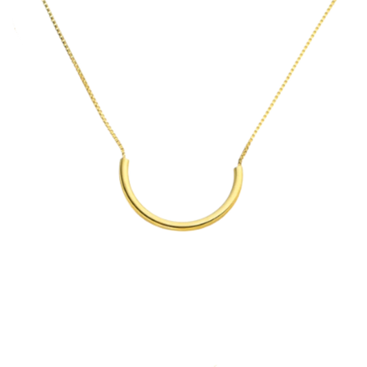 Half Circle Necklace by Sai Brazil | 18k Gold Plated - Zen&Zip