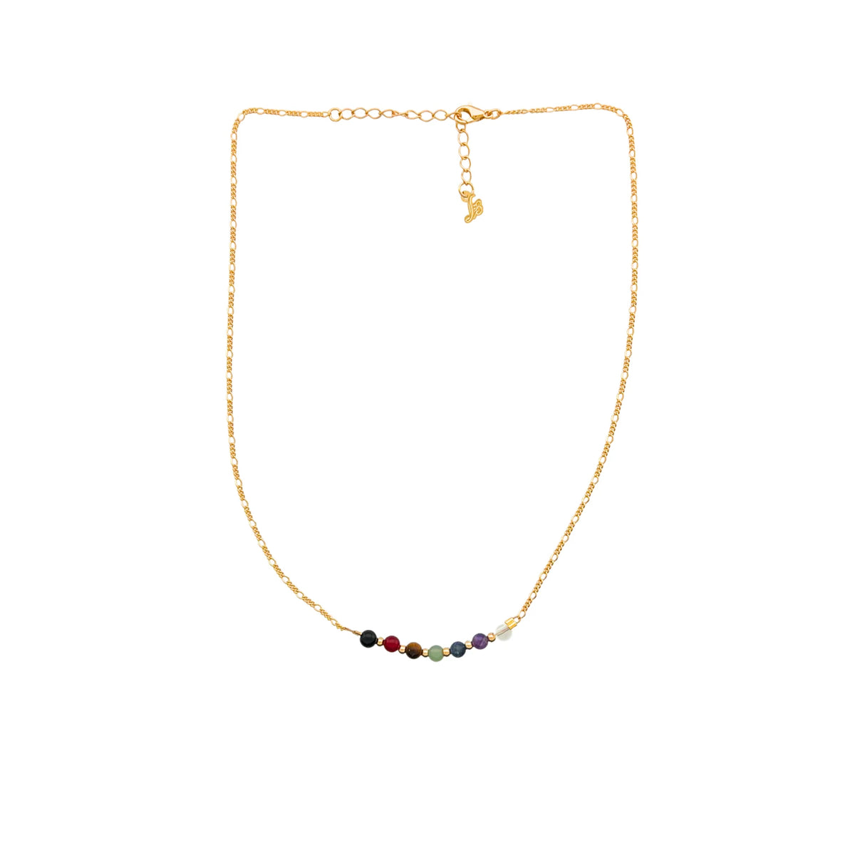 Semi-Precious Stones Necklace by Sai Brazil | 18k Gold Plated