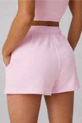 Year Round Terry Short by Fabletics | Soft Pink