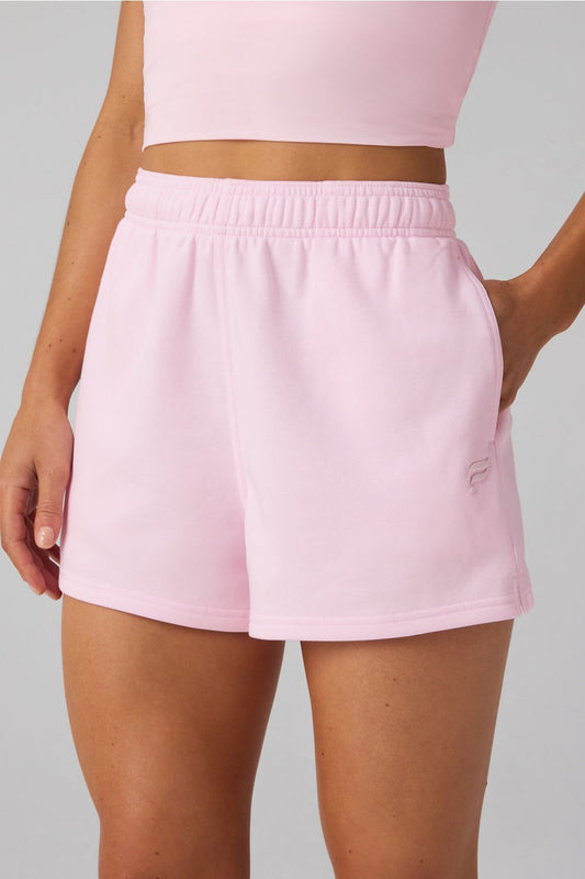 Year Round Terry Short by Fabletics | Soft Pink