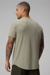 The 24/7 Tee Curved Hem by Fabletics | Seagrass - Zen&Zip