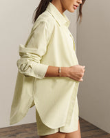 Saltair ButtonUp by Rhone | Citron Stripe