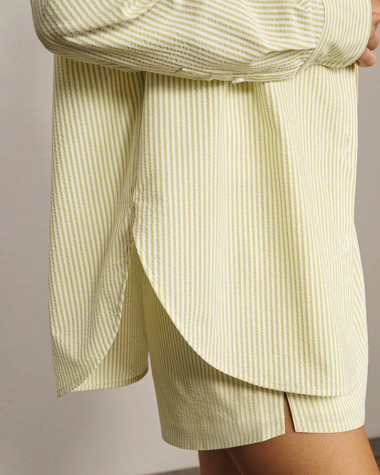 Saltair ButtonUp by Rhone | Citron Stripe