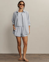 Saltair ButtonUp by Rhone | Washed Navy Stripe