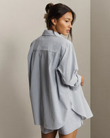 Saltair ButtonUp by Rhone | Washed Navy Stripe