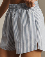 Saltair Lined Short by Rhone | Washed Navy Stripe