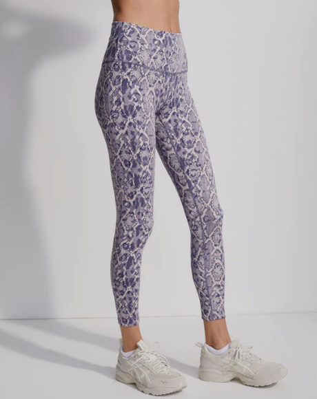 Let's Move High Rise Legging 25 Blue Mix Lace Snake