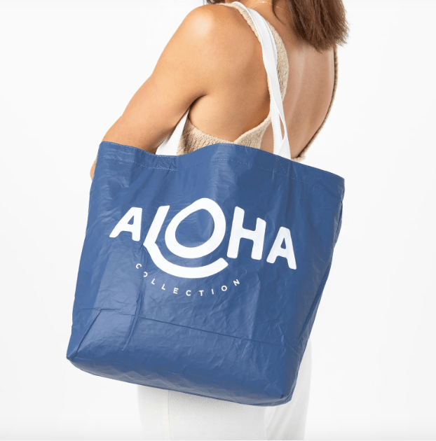 Dockside RVS Tote by Aloha Collection | White/Navy