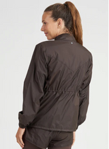 Thrive Societe Puffer Zip Up Fudge