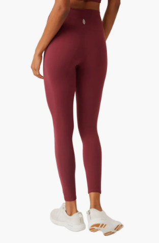 Free People Never Better High Waisted Leggings Oxblood