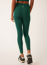 Free People Never Better High Waisted Leggings Emerald Green