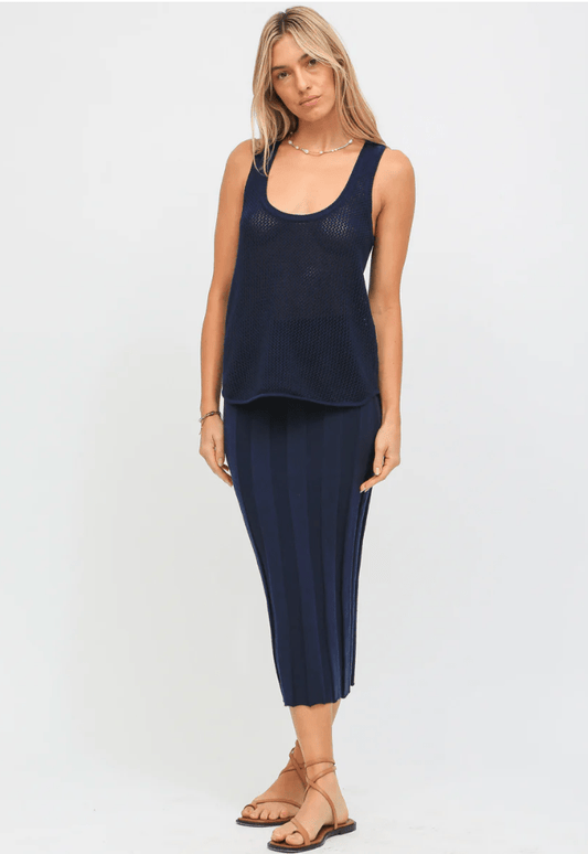 Jayson Tank by Electric and Rose | Indigo - Zen&Zip
