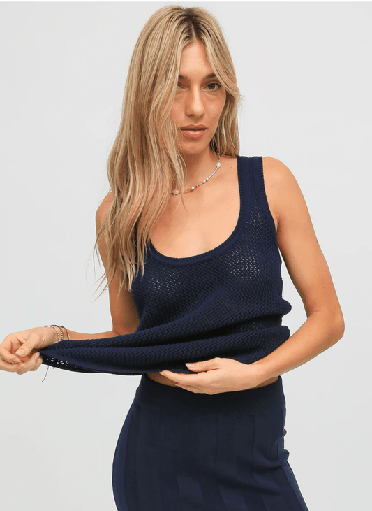 Jayson Tank by Electric and Rose | Indigo - Zen&Zip