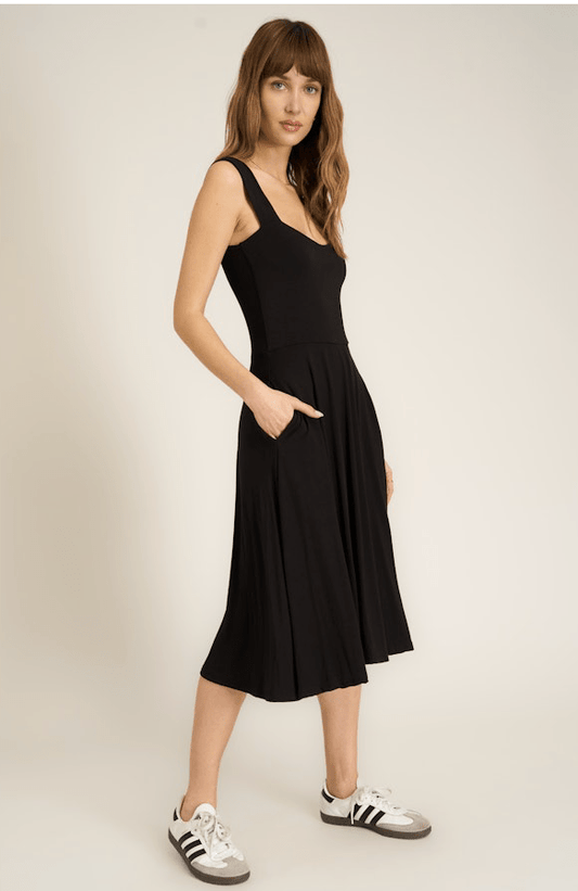 Monterey Sweetheart Dress by Project Social T | Black - Zen&Zip