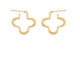 Clover Layered Hoops | Gold