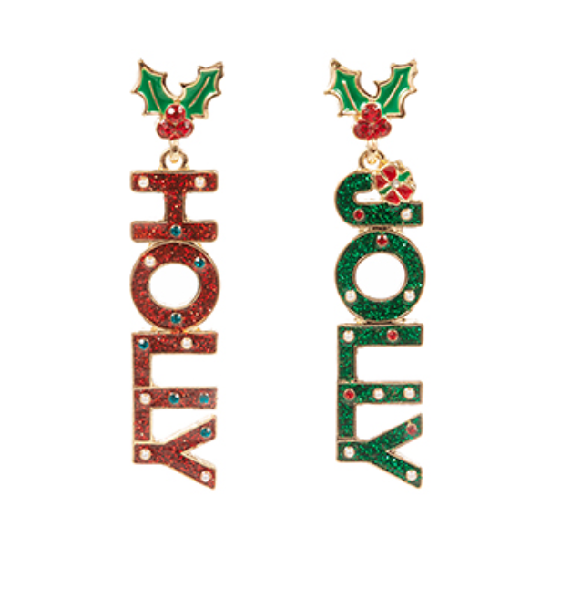 Holly Jolly Drop Earrings