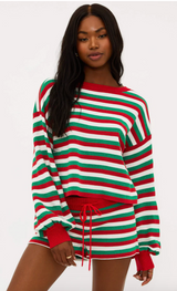 Beach Riot Ava Sweater Merry Stripe