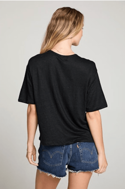Charlotte Tee by Chaser | Black - Zen&Zip
