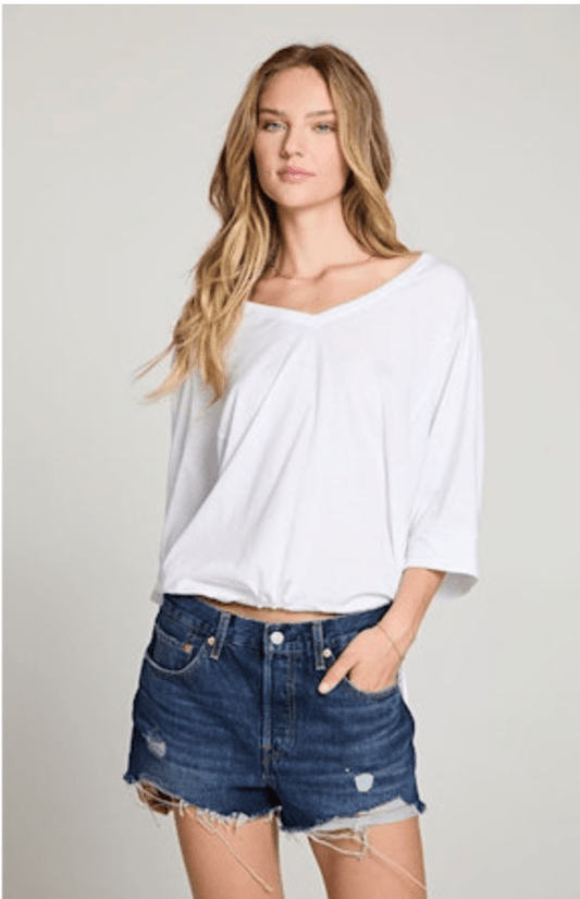 Gianna Tee by Chaser | White - Zen&Zip