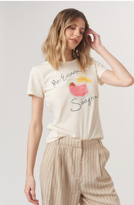 Sangria Tee by Project Social T | Oat - Zen&Zip