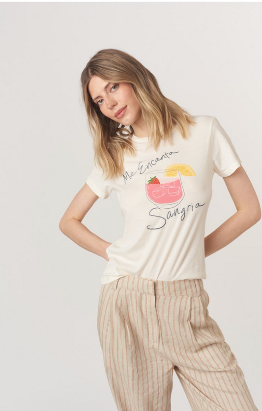 Sangria Tee by Project Social T | Oat - Zen&Zip