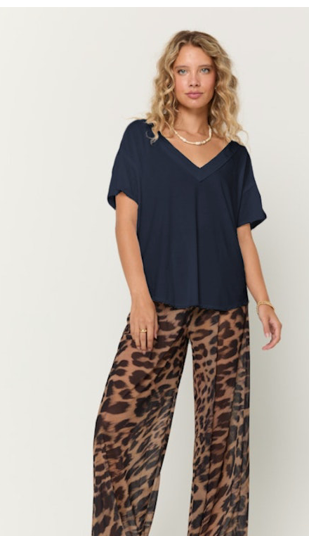 Baltimore VNeck Tee by Project Social T | Black - Zen&Zip