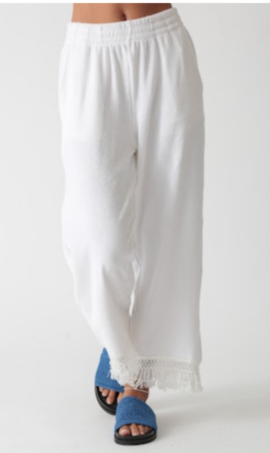 Ibiza Fringe Pant by Electric and Rose | Cloud - Zen&Zip