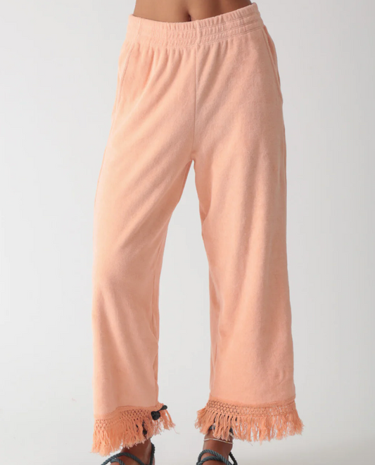Ibiza Fringe Pant by Electric and Rose | Apricot