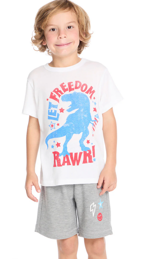 Let Freedom Roar by Chaser Kids | White