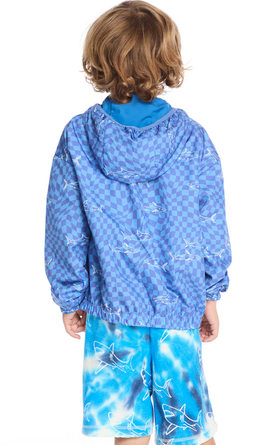 Reversible Zip Up Hoodie by Chaser Kids | Shark Check