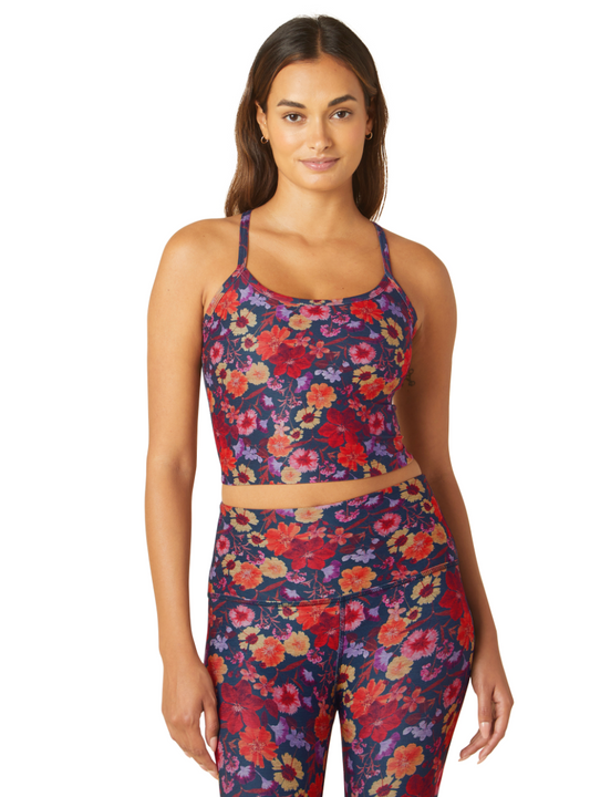 Softmark Slim Racerback High Cropped Tank by Beyond Yoga | Summer Bouquet