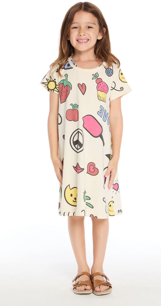 Back to School Doodles by Chaser Kids | Starry White