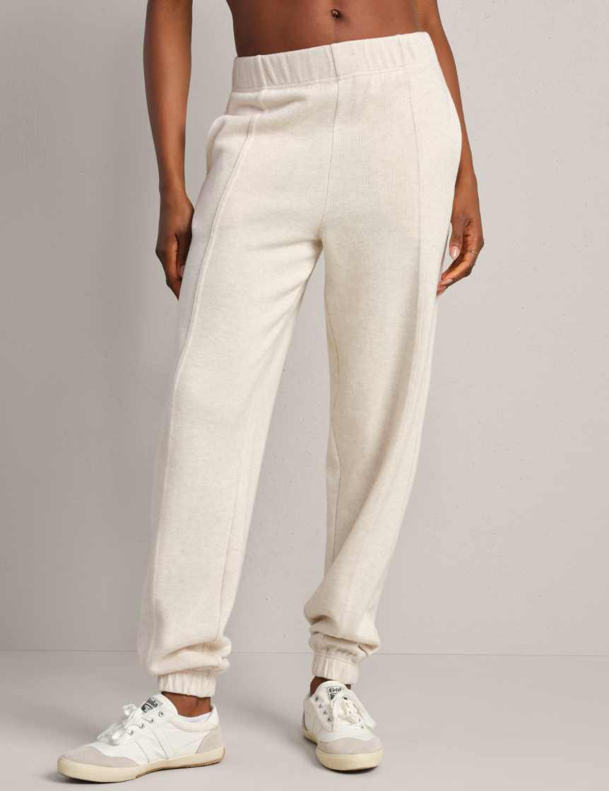 Signature Rib Jogger by Rhone | Oatmeal Heather
