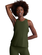 Featherweight Rebalance Tank by Beyond Yoga | Army Green Heather