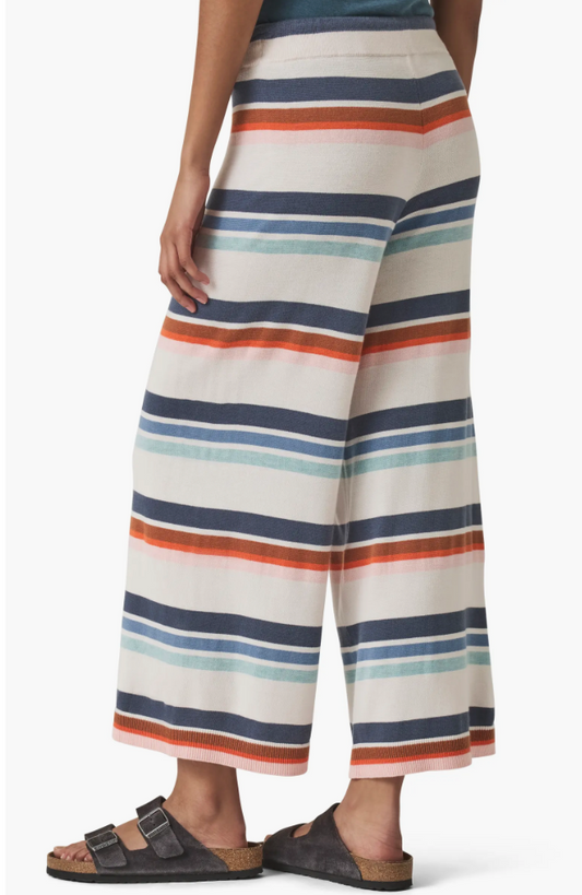 Polly Stripe Crop Sweater Pant by Splendid | Moonstone Multi Stripe