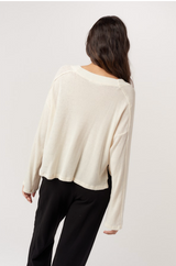 Underground Burnout Thermal Neck LS by Project Social T | Natural/Spice