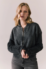 Fullerton Zip Up by Chaser | True Black