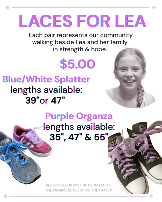 Laces for Lea - Show Your Support - Zen&Zip