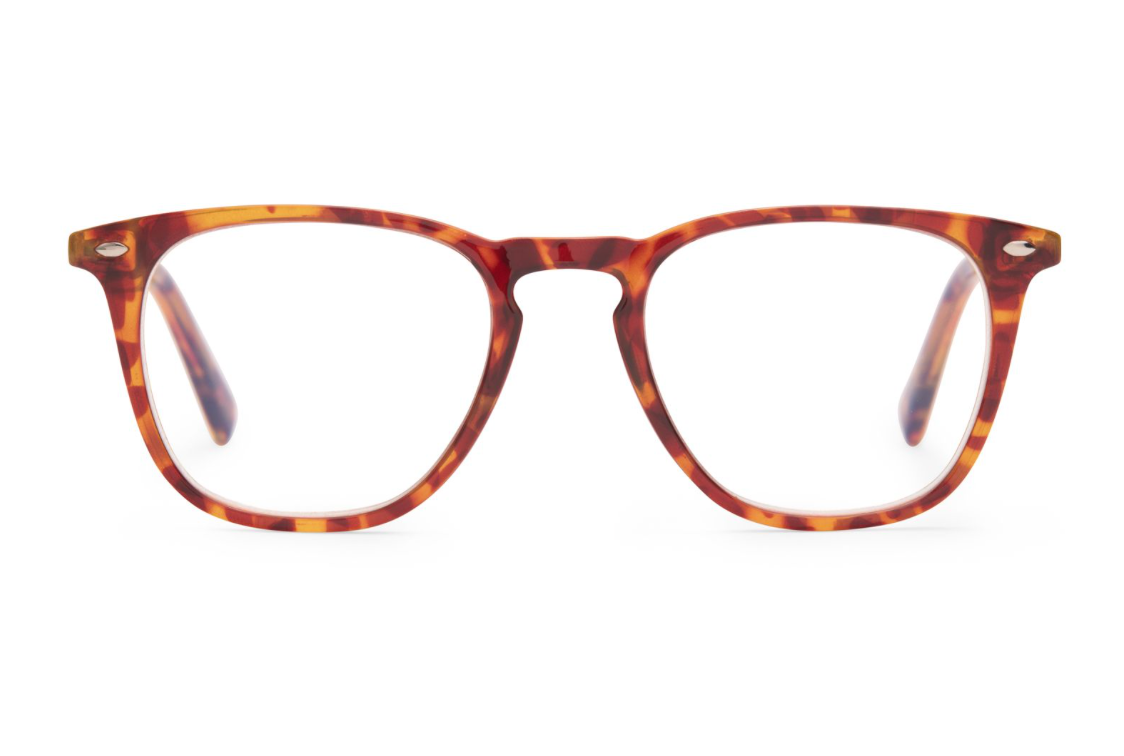 Griffin Amber Tortoise Blue Light Readers by DIFF - Zen&Zip