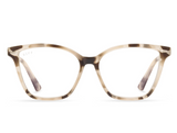 Leah Cream Tortoise Blue Light Readers by DIFF - Zen&Zip
