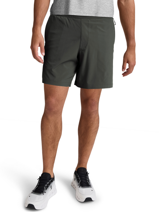 Pivotal 2.0 7” Lined Short by Beyond Yoga | Slate Green