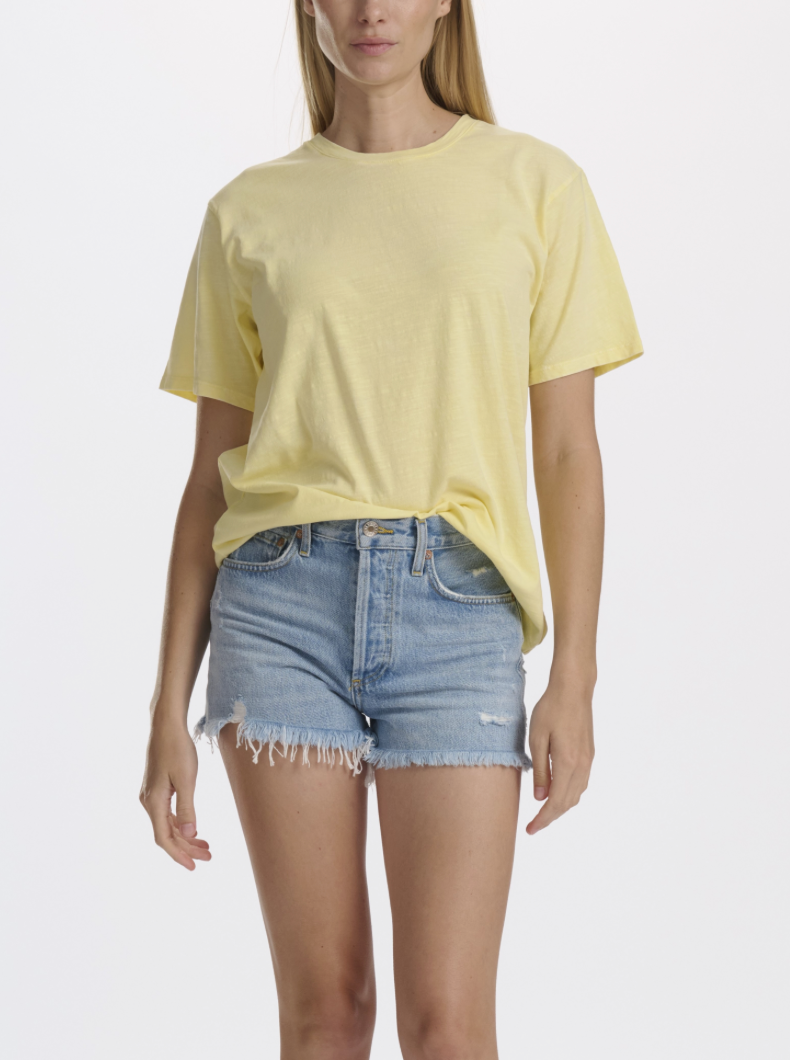 Luisa Boyfriend SS Tee by Splendid | Lemon Drop